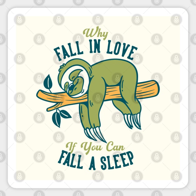 Sleepy Sloth Sticker by machmigo